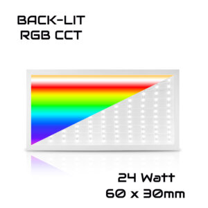 BACK-LIT LED PANEEL | 60X30CM | 24W | CCT-SWITCH