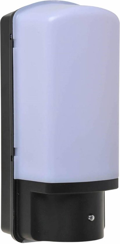 LED WANDARMATUUR E27 WIT LICHT/DONKER schemerschakelaar