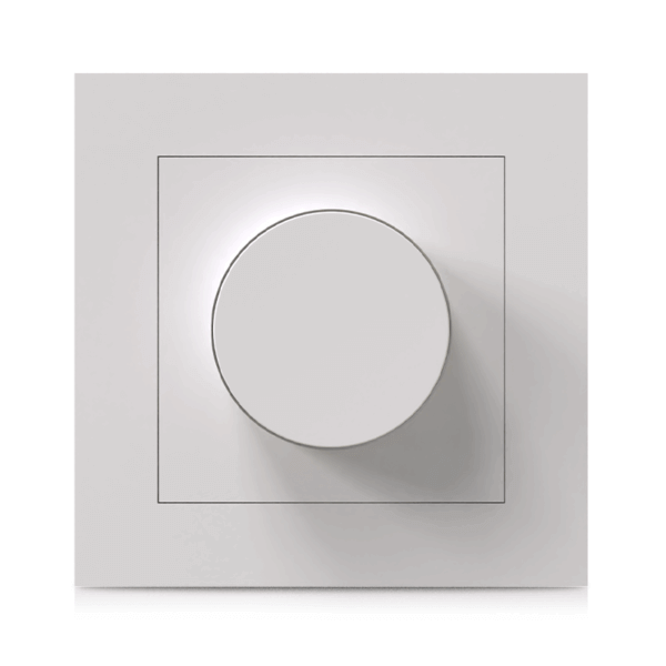 ENKELE DIMMER AFDEKPLAAT | WIT
