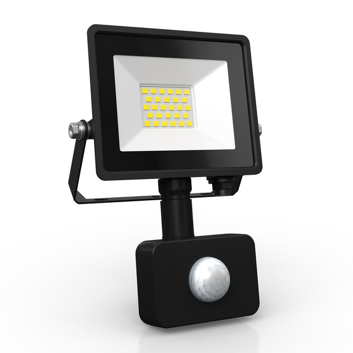 20 watt met sensor bouwlamp