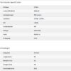 LED VERANDA SPECIFICATIONS