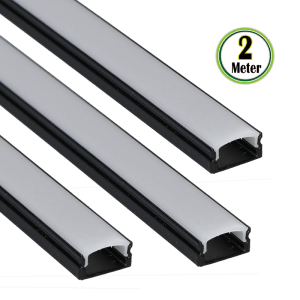 Ledstrip Profiel Surface 10 2 meter zwart