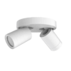 Plafondarmatuur-Rond-2xGU10-Wit