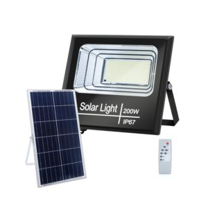 LED-schijnwerper met zonnepaneel 200 Watt
