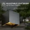Cube-wandlamp-zwart-dimbaar-3000K-