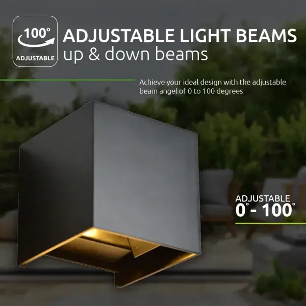 Cube-wandlamp-zwart-dimbaar-3000K-