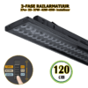 KANTELBAAR trackrail-120cm-wit-armatuu