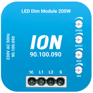 TOUCH TRIAC LED DIMMER | 0.3-200 WATT | ION INDUSTRIES
