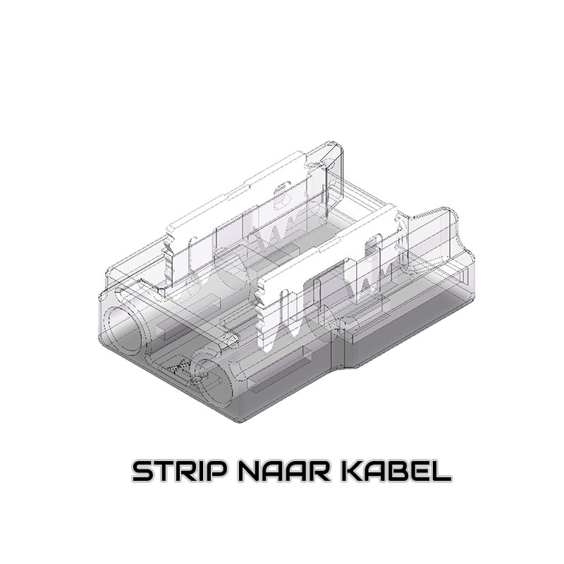 STRIP-NAAR-KABEL-COB-8MM