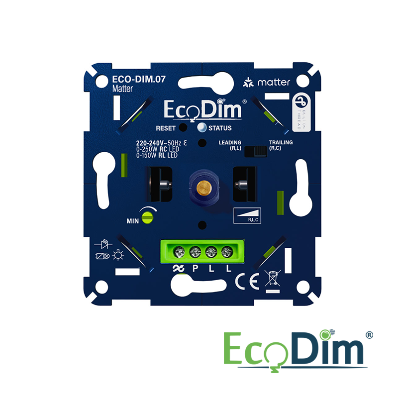 LED DIMMER | MATTER | DRUK/DRAAI | 0-250W (RLC)