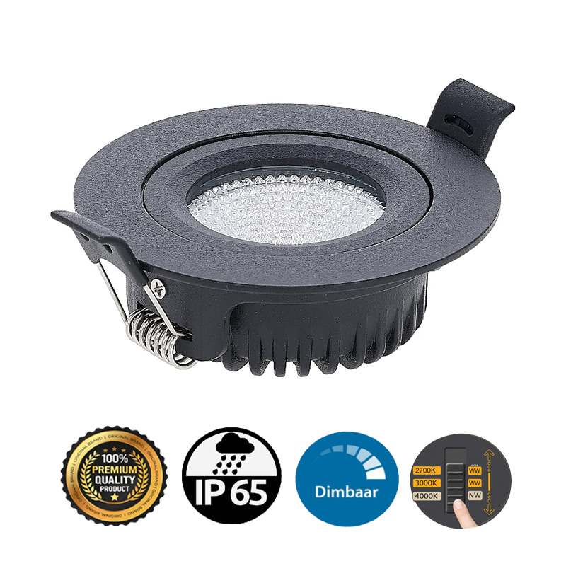LEDTRACO-VARDA-6W-CCT-ZWART