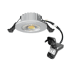 LED INBOUWSPOT HUGO 6W DIM ZILVER CCT IP65.