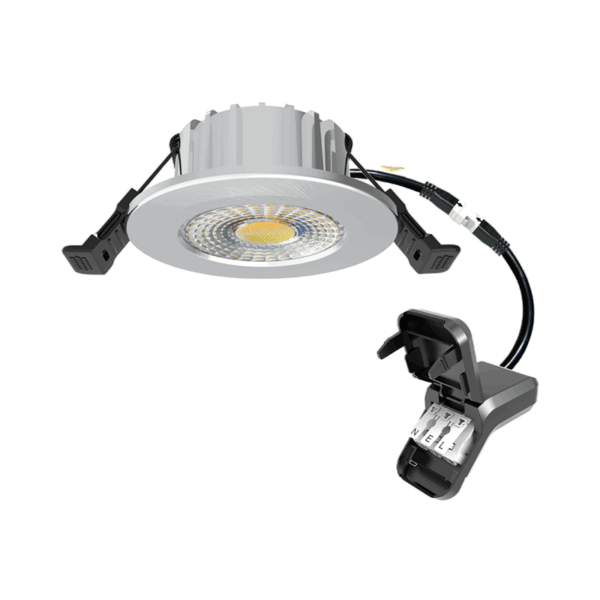 LED INBOUWSPOT HUGO 6W DIM ZILVER CCT IP65.