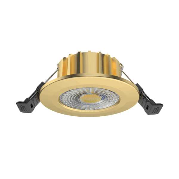 LED INBOUWSPOT HUGO 6W DIM MESSING CCT IP65