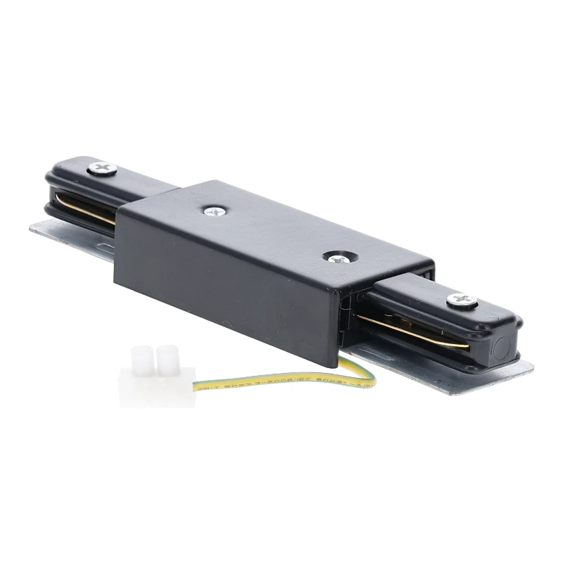 1-FASE RAIL | I-CONNECTOR | MIDDENVOEDING | ZWART