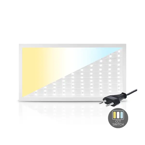 BACK-LIT LED PANEEL | BETA | 120X60CM | 50W | CCT-SWITCH