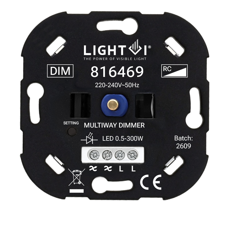 TRIAC LED DIMMER | 0.5-300W | MASTER-MASTER