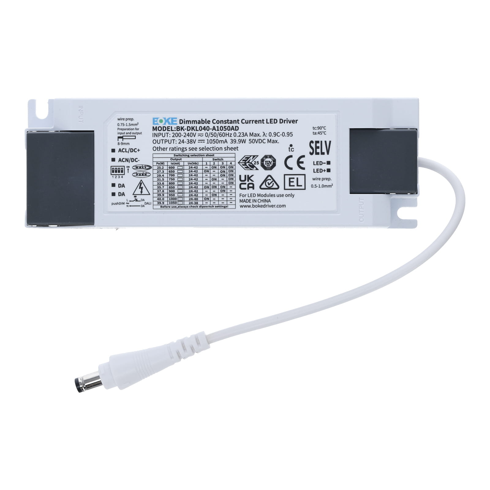 BOKE | DALI DRIVER | 40 WATT